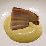 鮨 在 - 蒸し鮑 肝ソース