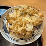 手打ちうどん寺屋  - かき揚げ