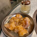 新鮮ホルモン酒場 ごっつ 天満本店 - ホソ　440円(´⊙ω⊙`)安っ！それ以上に旨っ！