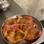 新鮮ホルモン酒場 ごっつ 天満本店 - 天肉　550円　絶対美形のお顔(*≧∀≦*)
