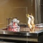 炉ノ鳥 - カマスの原始焼き