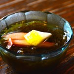 Kappou Yukimura - 定食に付くもずく酢
