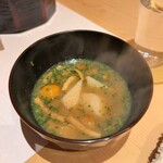 日本料理 山崎 - 季節の味噌汁（220円）