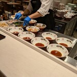 天然温泉 豊穣の湯 dormy inn - トレーを持って並びます✨️ワクワク♪