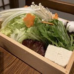 燦 別邸 北新地店 はなれ - 野菜付き