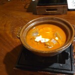 紗々羅 - 飛騨牛のトマト煮込み鍋　リゾットにもできます