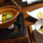 紗々羅 - 松茸の土瓶蒸し　