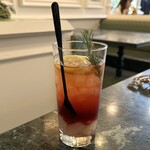 クリスタルパレス レストラン - バケーションパックのサービスドリンク「アイスフルーツティー（ピーチ＆ラズベリー、バニラ）」です♪