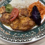 アロヒディン 日本橋店 - ★タバカ　1200円　中央アジアのスパイでつけ込んだチキンのオーブン焼きのマッシュポテトソースあえ