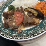アロヒディン 日本橋店 - ★骨付き子羊の煮込み　1200円　クセのない子羊の肉を時間をかけて柔らかく煮込んだウズベキスタン料理