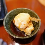 三代目 天ぷらすずき - 半熟卵