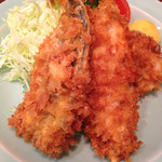 夢・食事処 - ランチのアジフライ