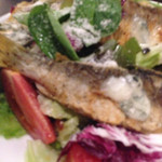 J.J.Monks - 魚フライ？のサラダ