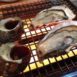 H.26.11.26.夜 さざえ @480円+カラかき @380円