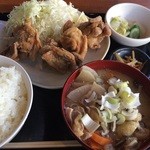 エビス - ランチ 塩からあげ定食 2014年12月