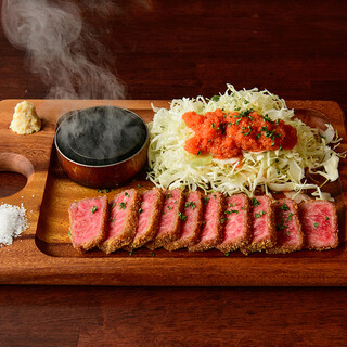 1番人気！極上★黒毛和牛の塩レアカツA5ランクの銘柄牛内モモ