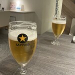 和牛焼肉 一期一縁 - 綺麗な生ビール