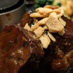 ハンバーグステーキ jumbo - 最後に一切れずつ残して
      どっちで締めようか悩む