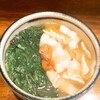 ぽらりす - 梅豚うどん　閉店間際だったので少しサービスしてくださいました