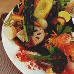 ファーマーズキッチン - 素揚げのお野菜はパリパリ食感