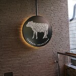 Bistro1048 - 1Ｆの看板…こちらを降りてB1Fがおり店の入口になります♪