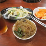 耽羅 - おまかせヘジャング（じゃがいも・豚角煮・もやし・えのき)　2014/11/27