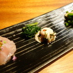 なかむら - 胸肉前菜３種盛り合わせ