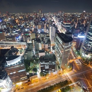 大阪駅ビル32Ｆ★地上130ｍのパノラマ夜景を・・・★