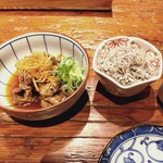 守破離 谷町四丁目店 - 肝煮とシラスじゃこ