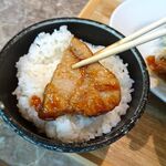 洋食屋 銀座ランプ亭 - トンテキセット1,500円（サラダ、みそ汁、コーヒー、デザート付き）