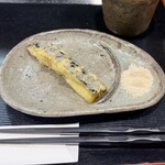 そば くら富 - 茄子の天ぷら