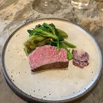 BISTRO H - おまかせコース7,000円、静岡産A5黒毛和牛ランプ肉