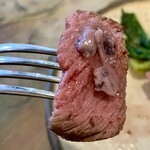 BISTRO H - おまかせコース7,000円、静岡産A5黒毛和牛ランプ肉