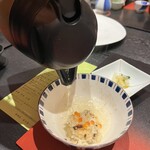 山荘 風の杜 - 出汁茶漬けにもできます