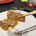 山荘 風の杜 - 上質な脂が〜ジュワッと柔らかくて美味しい