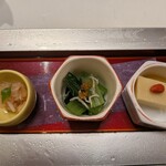 せんざん - 前菜三種