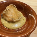 鮨 侑じ - あわび　肝ソース