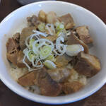 らーめん 双葉 - チャーシューご飯アップ