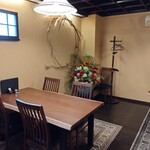 茶寮 ふ川 - テーブル席