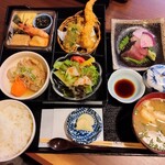 茶寮 ふ川 - 松花堂弁当造里茶碗蒸し付