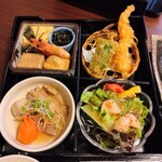 茶寮 ふ川 - 松花堂弁当造里茶碗蒸し付