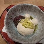 せんざん - 抹茶ぜんざい