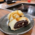 浅草もんじゃ もんろう - 黒蜜をかけたら美味しさ増し増し