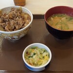 すき家 - 料理写真:とん汁ランチセト