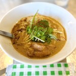 バサノバ - グリーンカレーソバ2/3サイズ