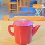 やぶ善 - 途中で提供してくれる"蕎麦湯"。