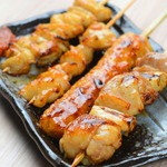 fresh Yakitori (grilled chicken skewers)