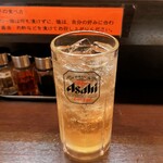 菜香餃子房 - すきすー（500円）は黒酢入レモンサワー的な…