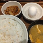 松屋 - 料理写真:Wで選べる玉子かけごはん/特盛り
