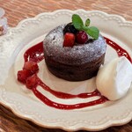 桜キッチンカフェ - フォンダンショコラ